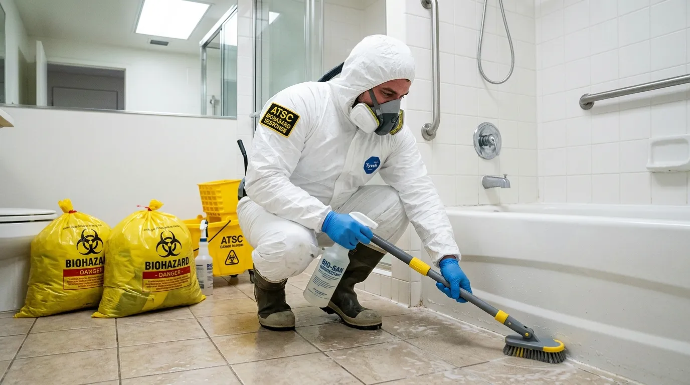 Decontamination equipment deployed for Blood Cleanup in Sawtelle
